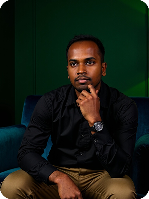 Professional AI-generated headshot example from Speakeasy Lounge collection showing vintage and luxurious portraits - sample 2